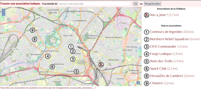 Associations ludiques Hauts-de-France